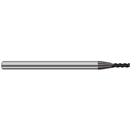 HARVEY TOOL End Mill for Exotic Alloys - Corner Radius, 0.0800", Number of Flutes: 3 46880-C6